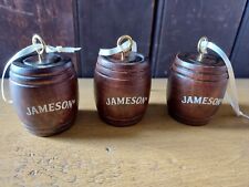 Jameson Irish Whiskey Barrel Ornaments * Set Of Three* New In Boxes. picture