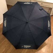 Amstel Light Beer Umbrella Navy Color Rare HTF EXCELLENT CONDITION picture