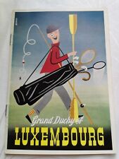1955 Travel Booklet Grand-Duchy of Luxembourg Tourism Maps Mondorf Les Bains Ad picture