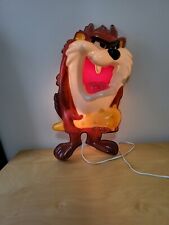 TAZ TASMANIAN DEVIL LOONEY TUNES Vintage 1992 Lighted Wall Sculpture -Free Ship picture