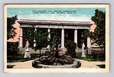 Sherman TX-Texas, Lois Thompson Hall, Antique, Vintage Souvenir Postcard picture