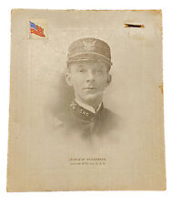 ANTIQUE COL. GEORGE STUDEBAKER PHOTOGRAPH CABINET CARD 1895 SPANISH AMERICAN WAR picture