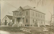 Newbury, MA: Grange Hall 1912 vtg RPPC, Massachusetts Bruce Real Photo Postcard picture
