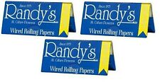 3x Randy's Wired Rolling Papers Classic King Size USA Quick Shipped picture