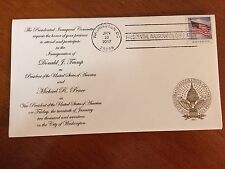 TRUMP First Day Cover OFFICIAL Washington D.C. Inauguration Postmark 1/20/2017  picture