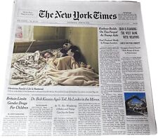 The New York Times Newspaper April 10 2024 Britain Limits Gender Drugs Children picture