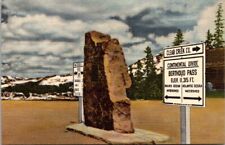 CO Colorado Marker At The Summit Berthound Pass US Route 40 Vintage Postcard picture