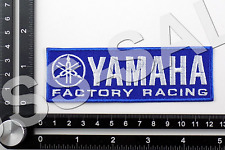 YAMAHA FACTORY RACING EMBROIDERED PATCH IRON/SEW ON 4-5/8