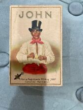 Antique 1930's Belgian JOHN Cigar, Cigarette Box || EMPTY picture