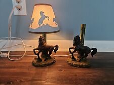 2 Vintage Jsny Horse Lamps. *Tested Working* picture