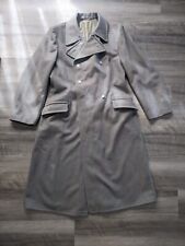 East German Army Military Wool Trench Coat Overcoat Greatcoat SG52 Large picture