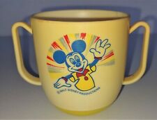 Vintage Walt Disney Mickey Mouse Baby Cup 2 Handles picture