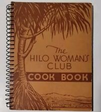Vtg 50s Hilo Woman's Club Hawaiian Island Recipes Cook Book Seafood Desserts picture