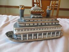 Vintage 1968 Kentucky Whiskey Decanter River Queen Paddle Boat Paul Lux picture