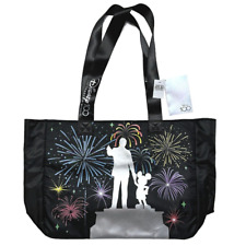 Walt Disney Parks Partners Tote Disney 100 Large Hand Bag Fireworks Black picture