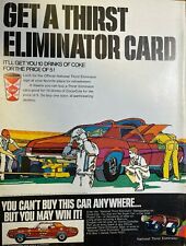 1969 Advertisement Coca Cola Thirst Eliminator Card Contest picture