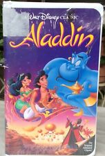 Walt Disney Aladdin VHS Black Diamond Classics Clamshell SEALED RARE 1993 picture