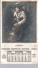 COWGIRL ADVERTISING warren oh real photo postcard rppc packard electric co picture