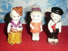 Lot of 3 Vinatge Collectible Bisque Figurines/Dolls picture