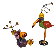 Vtg SWAK Toucan Shelf Sitter & Jaden Whimsical Bird Figurine by Lynda Corneille picture