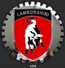 LAMBORGHINI CREST COAT OF ARMS CAR GRILLE BADGE EMBLEM picture