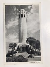 Vintage 1942 Coit Memorial Telegraph Hill San Francisco California Postcard picture