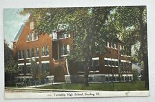 Township High School STERLING Ill. Illinois Vintage 1910 Postcard picture