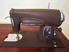 Vintage Cast Iron Kenmore Sewing Machine Model E6354 Bronze Finish picture