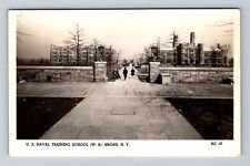Bronx NY-New York, RPPC US Naval Training School Souvenir Vintage c1944 Postcard picture
