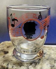 Vintage MCM Hazel Atlas Musical Cocktail MALE Shot Glass Me, You, Ours His Hers picture