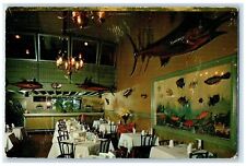 c1910's Bob's Seafood Grill Restaurant Interior Richmond Virginia VA Postcard picture