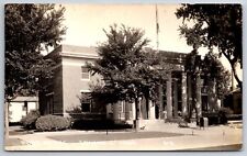Grinnell Iowa~Post Office Building~Real Photo Postcard~1940s RPPC picture