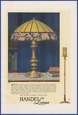 Vintage 1922 HANDEL Lamps Fine Hand Painted Lamp Shade Meriden CT Print Ad 20's picture