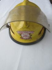 vintage firefighter fireman helmet Millburn NJ W/ Face Shield  picture