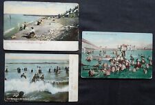 Lot (3) Early Bathers, Chicago, Old Orchard, Salt Air, 2 undivided backs picture