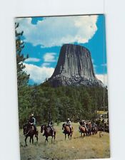 Postcard Devils Tower Black Hills Wyoming USA picture