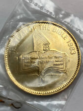 1983 THE YEAR OF THE BIBLE COIN  picture