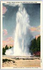 Postcard - Grand Geyser, Yellowstone National Park - Wyoming picture