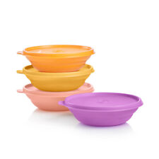 NEW Tupperware Impressions Jr Cereal Bowls With Seals 1 Cup each picture