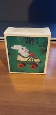 Hallmark Roller Skating Bunny Rabbit Ornament 1984 Vintage picture