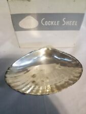 Silver Plated Vintage Cockle Shell Ashtray picture