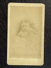 Cute Little Baby 1870s Or 1880s CDV Unknown Location picture