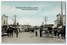 c1905 Main Street Looking West Middleville Michigan MI Vintage Unposted Postcard picture