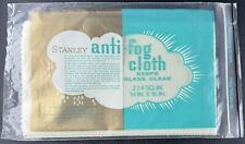 Vintage New NOS Stanley Anti Fog Cloth Glass Eye Glasses Mirror Home Car USA picture