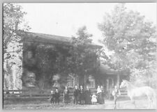 C1910 Morton Home & Family 1888 Michigan Ave East of Sheldon Canton MI Postcard picture
