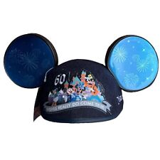 NWT Rare Disney 60th Anniversary Make A Wish Foundation Mickey Ears Souvenir Hat picture