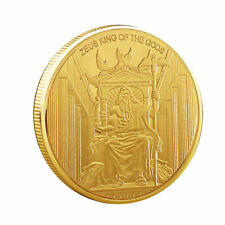 U.S.A Coin Zeus God King Greek Mythology PharaohChallenge Coins Gold Plated picture