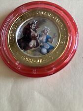 silver strike casino tokens four queens 2014 Alice &The Queen Of Hearts Red Cap picture