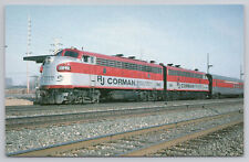 Postcard Train Corman FP-7 Units #1940 #1941 Hammond Indiana Railroad Loco picture