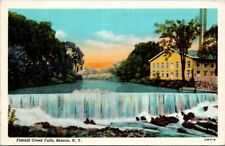 Beacon NY New York Fishkill Creek Falls White Border Vintage Postcard picture